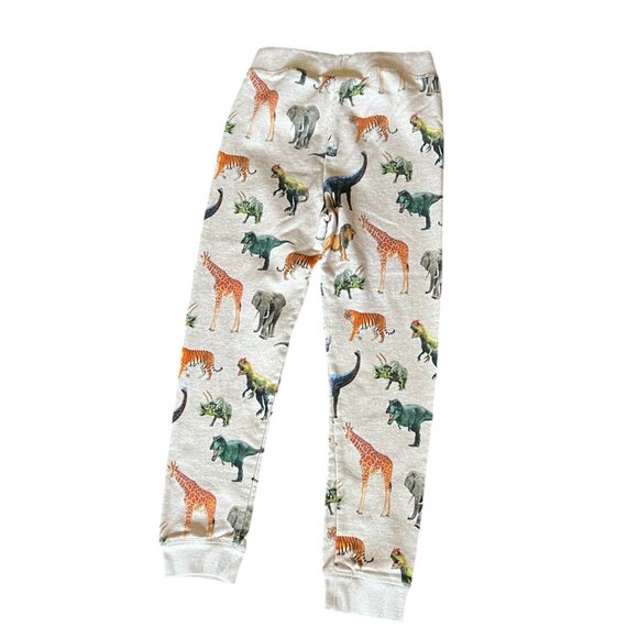 H&M Prehistoric & Jungle Animals Kids Sweatpants w/Tie Waistband, Size US 10 - Picture 7 of 7